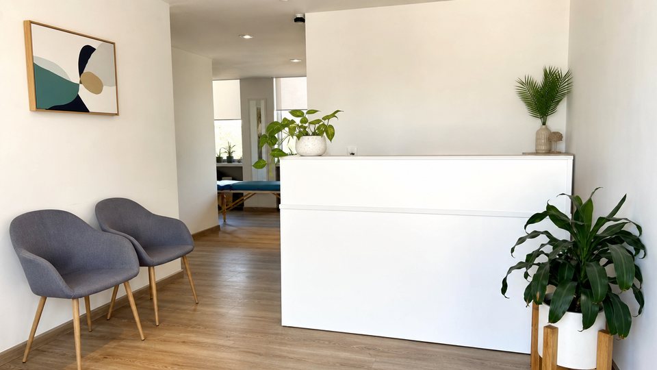 Recepción del consultorio de fisioterapia